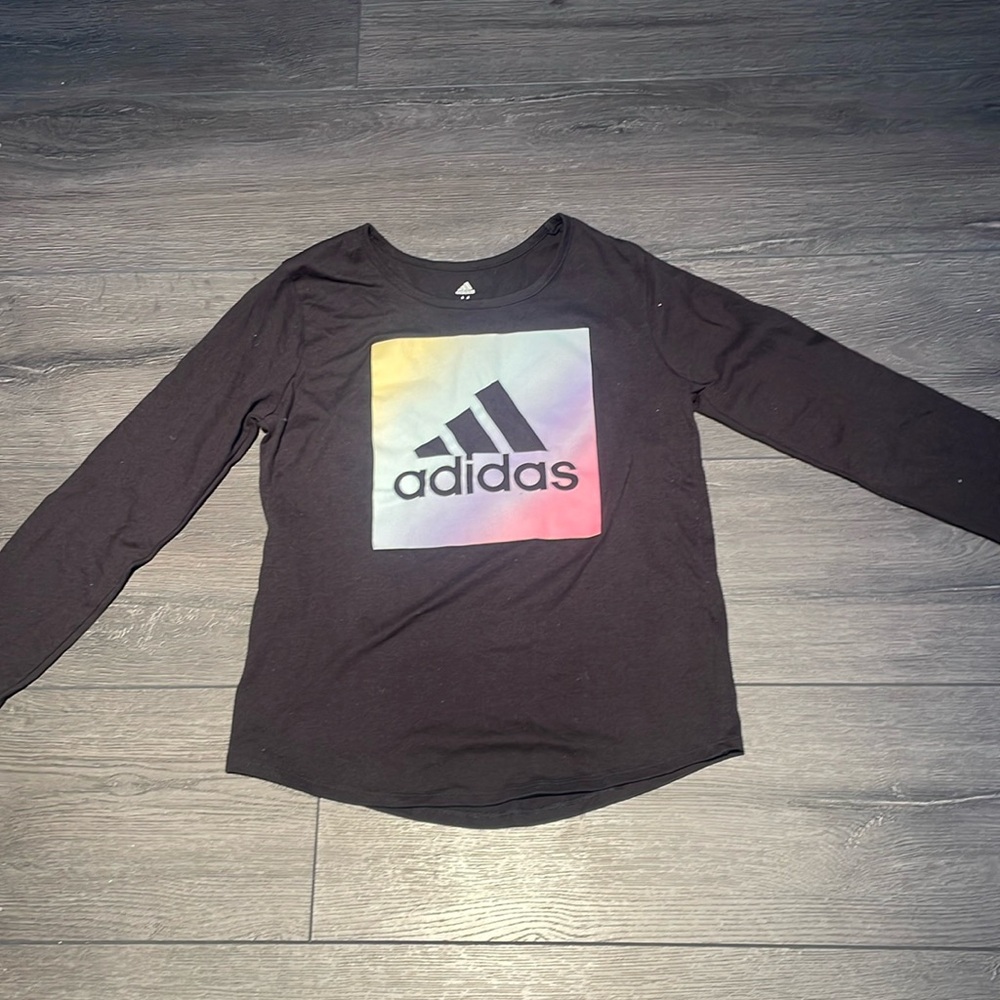 Adidas girls size medium long sleeve shirt